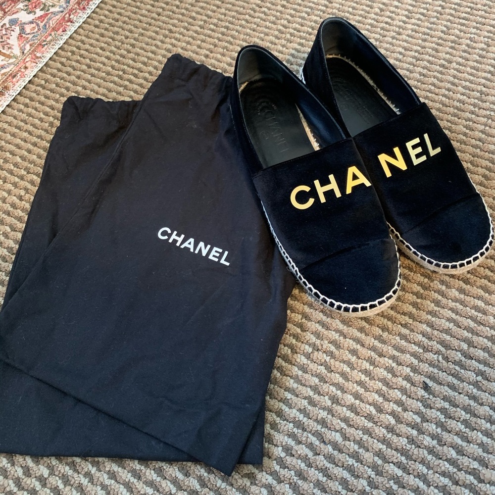 Rare Velvet CHANEL Espadrilles